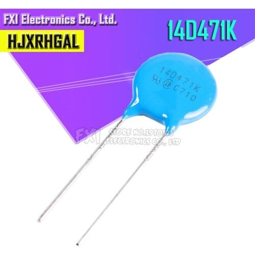 10pcs varistor 14D471K 470V piezoresistor 14D471