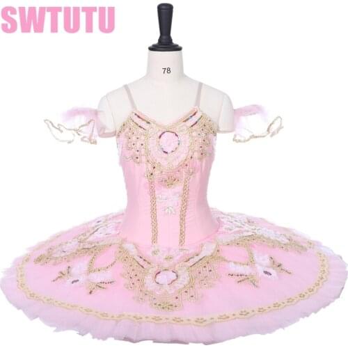 Girls flower fairy ballet tutu for performance adult nutcracker Classical ballet Tutu white professional ballet tutusBT8955