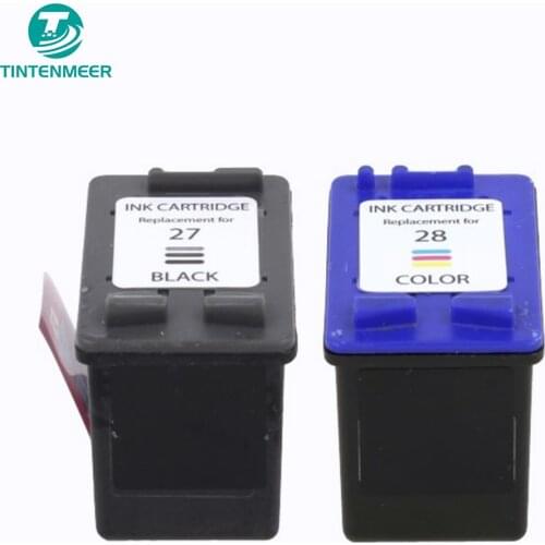 TINTENMEER premium quality ink cartridge 27 28 compatible for hp 5605 5605z 5608 5610 5610v 5610xi 4215 4215xi printer