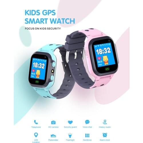 Smart Watch for Kids LBS Tracker SmartWatch SOS Call for Children Anti Lost Monitor Baby Wristwatch for Boy girls trace monitor