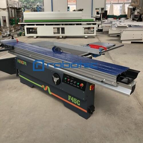 Horizontal Sliding Table Panel Saw Precision Panel Saw Machine For Wood Working MJ-6128 Dust Hood Table Panel Saw