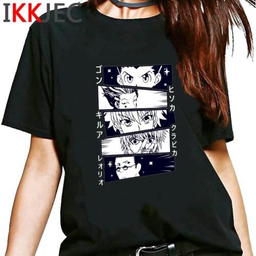 Kawaii Hunter X Hunter Tshirt Men Short Sleeve Killua Zoldyck T-shirt HXH Hisoka T Shirt Anime Manga Hip Hop Tops Tee Shirt Male