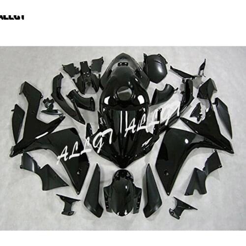 ABS Injection Mold Fairing Kits + Tank Cover Fit for Yamaha YZF-1000 R1 2007 2008 YZF 1000 R1 07 08 - Black