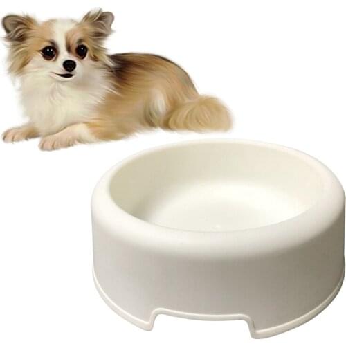 Pet Dog Cat Portable Round Bowl Basic Food Resin Bowls Pet Dish And Water Feeder For Dogs And Cats Easy To Clean Pet Product