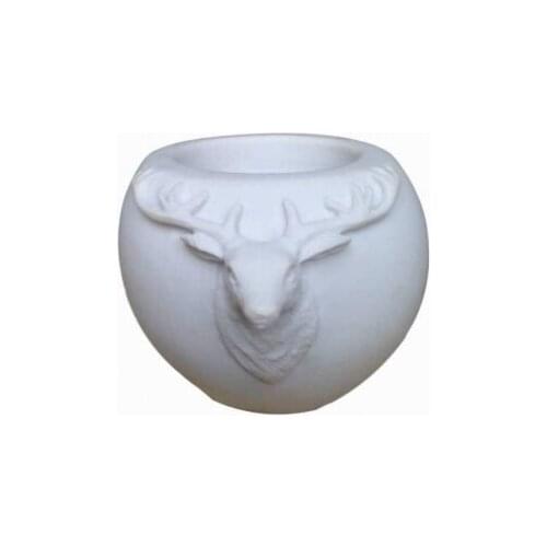 Polyester Deer Round Candle Holder