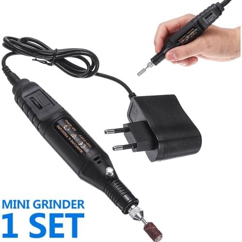 Mini Drill Rotary Tool DIY Engraving Pen With Grinding Accessory Set Multifunction Electric Grinder Carving Milling Drill Tools