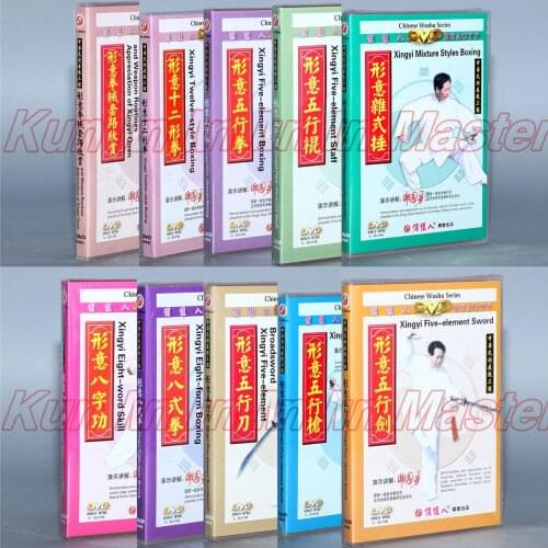 A Set Xingyi Eight-form Boxing Kung Fu Teaching Video English Subtitles 10 DVD