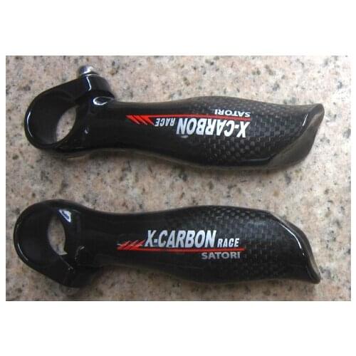 X-carbon mtb bicycle carbon fiber small handle bar ends mountain bike bar end for 22.20mm handlebar cycling parts