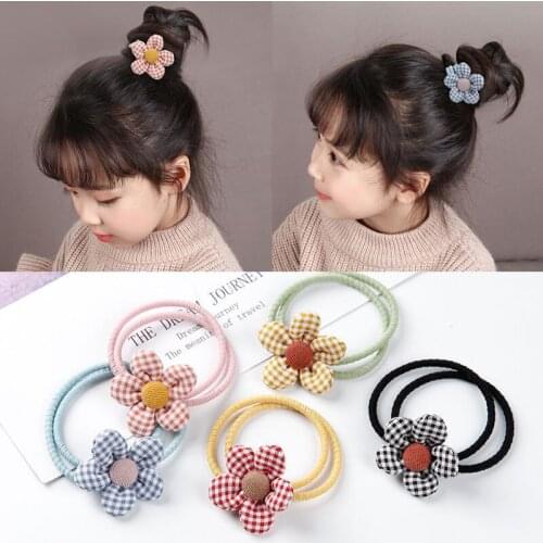 The Girls New Hair Clips The Hair Of Lovely Decorations Flower Modelling Tie Her Hair Ponytail Balls Hair Headwear