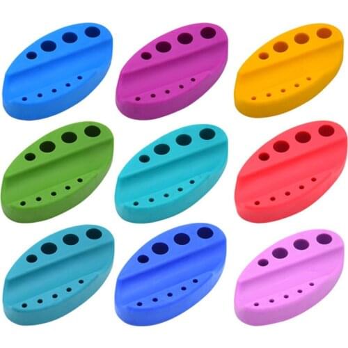 New Oval Silicone Tattoo Tool Pen Holder Stand for Microblading Pigment Ink Cup Machine Permanent Makeup Tattoo Accessories