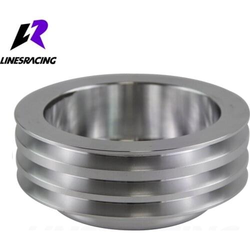 Fit for Small BlockChevy LWP Aluminum 3 Groove Crankshaft Pulley Long Water Pump For Small Block Chevy 350 Crank