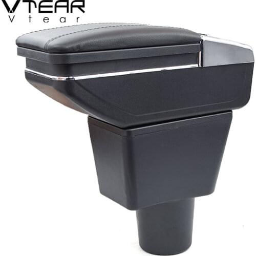 Vtear For LADA XRAY Armrest Interior Center Console Arm Rest Strorage Box Car-Styling Decoration Accessories Parts 2018 2019