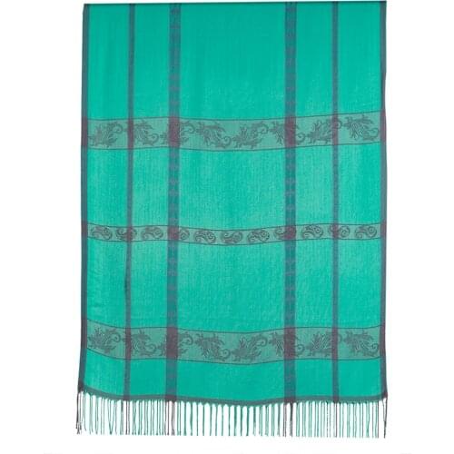 Scarf Women Jacquard Pashmina Capes Rayon Paisley Plaid Femme Wraps Shawls Tippet Woven Echarpe Ladies