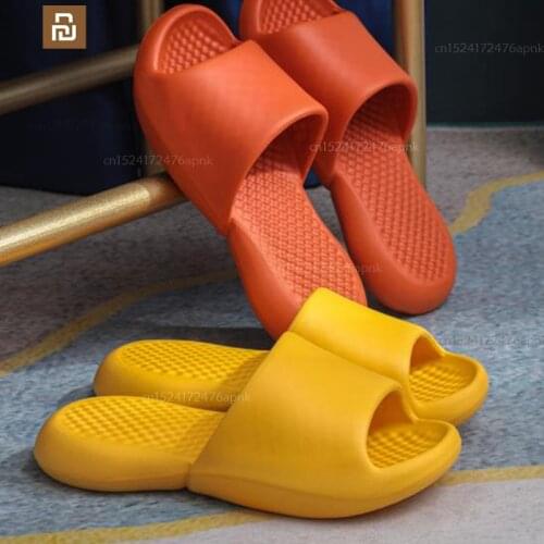 Xiaomi mijia slippers women summer wear thick-soled adult sandals and slippers couples family creative non-slip male slippers