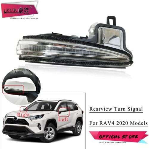 ZUK Dynamic Rearview Side Mirror LED Turn Signal Light For Lexus LM For Toyota Alphard Vellfire Tacoma Highlander RAV4 2016-2020