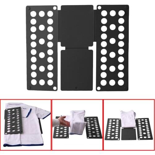 Convenient Fast Laundry Organizer Clothes Folder Folding Board Household Storage Accessory Lazy People Fold Clothes Helper