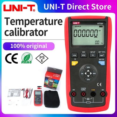 UNI-T UT701 temperature calibrator handheld high-precision and high-stability thermocouple calibrator
