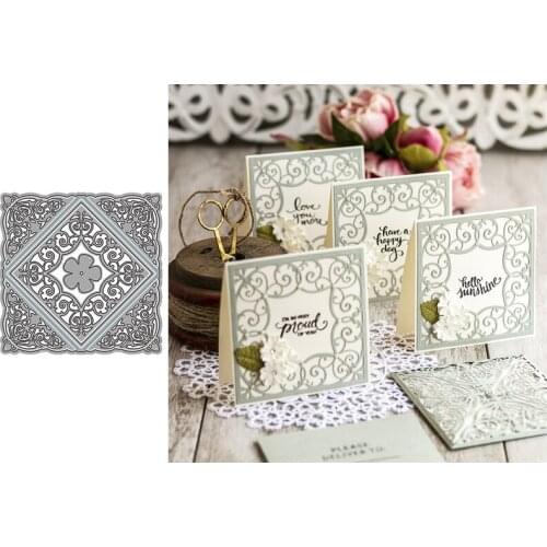 Cutout Decorative Lace Metal Cutting Dies for Scrapbooking Handmade Tools Mold Cut Stencil New DIY Card Make Mould Model Craft