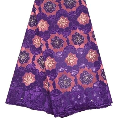 High Quality Swiss Voile Laces Switzerland Cotton African Dry Cotton Lace Fabric 2018 Nigerian Man Voile Lace 1283