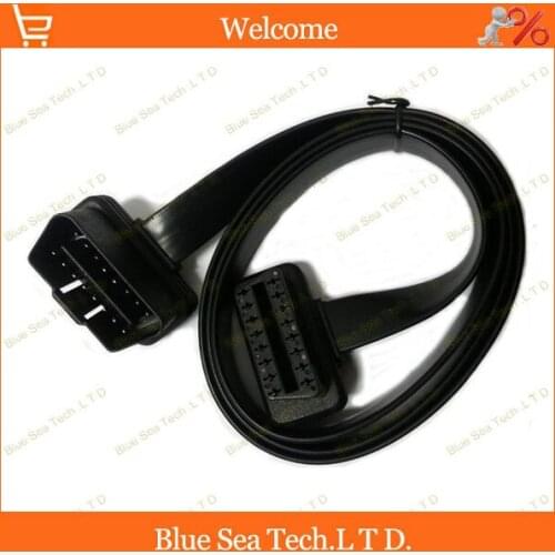 1 pcs 16Pin OBD2 L type male to female extension cord/cable for Auto ELM327 golo3,100cm OBD cable