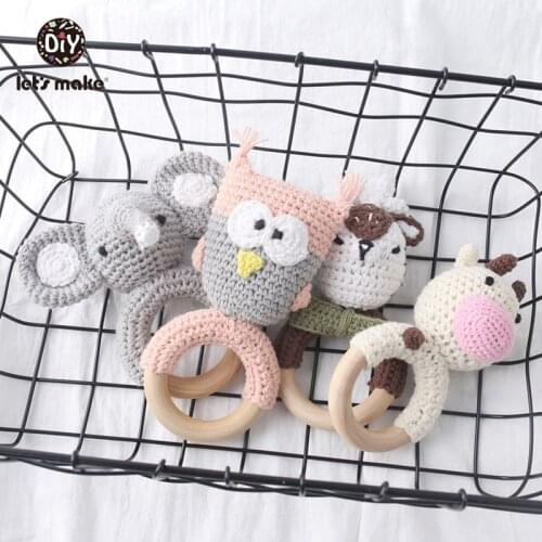 Baby Rattle Crochet Pattern Elephant 1pc With Bell Baby Toys Montessori Teething Rattle Amigurumi Childrens Toys Lets Make