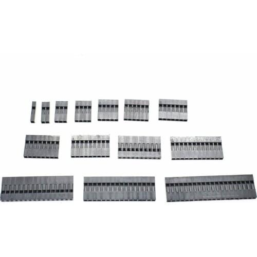 100Pcs Dupont Jumper Wire Cable Housing Female Pin Connector DuPont plastic shell 2.54mm Pitch 1P2P3P4P5P6P7P8P9P10P12P13P16P20P