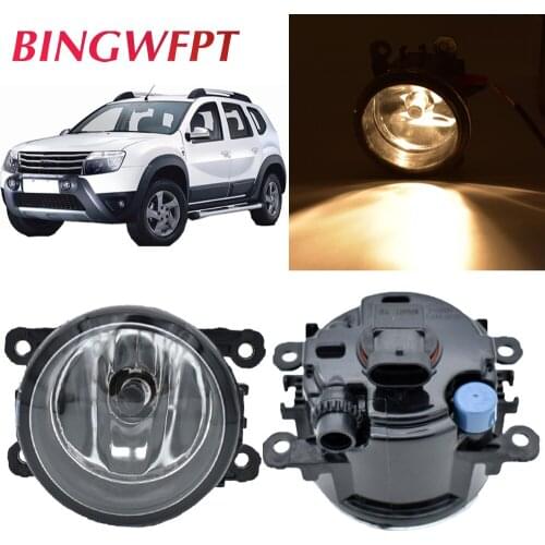 2 X For Dacia Duster 2010 2011 2012 2013 2014 2015 Car H11 12V LED Fog Lamp Daytime Running Light Fog Light Halogen Lamp
