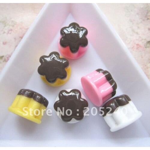 30pcs Small Size Hot Sale Kawaii Resin Food For DIY Phone Decoration