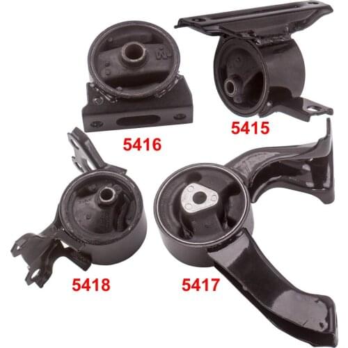 4pcs Motor & Trans Mount for Dodge Caliber L4 2.0L 2.4L 2007-2012 A5417 A5418
