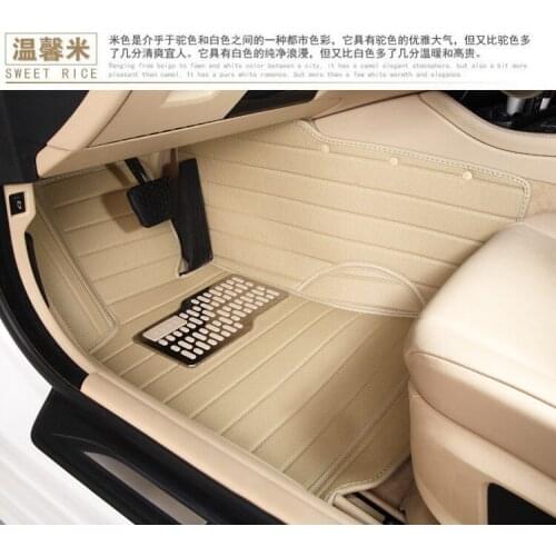 5seats Waterproof XPE Material Non Slip Full Surrounded Car Floor Mats for Kia Sorento 2013/14/15 Fifty-seven 5/7 Seat Model Yea