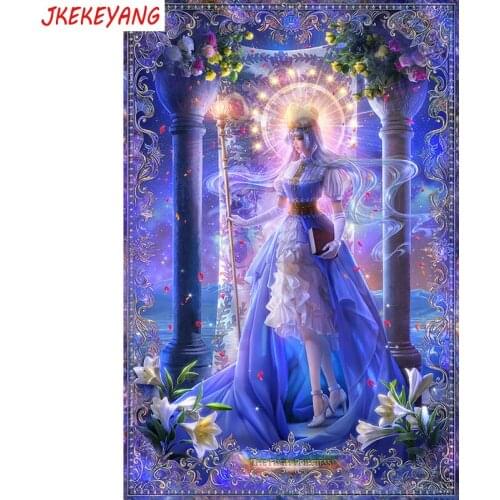 5D DIY square/round Diamond Painting Angel queen Cross Stitch Diamond Embroidery Pattern Rhinestone home decor J1028