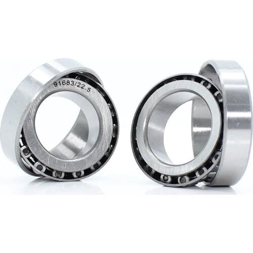91683 Pressure Bearing 91683/22.5 ( 1 PC ) + 91683/24 ( 1 PC ) = Total ( 2 Pcs ) ABEC-1 Taper Roller Steering Bearings