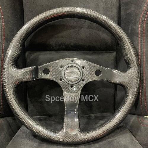 Car Sport 13inch 330mm Steering Wheel Carbon 100% Racing Type High Quality Universal 14 Inches 350MM Carbon Fiber Steering Wheel