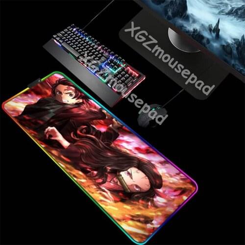 XGZ RGB large size animated mouse pad as exquisite table mat with high quality LED lighting