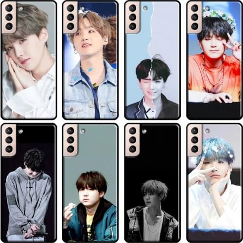 Min Yoon Gi Suga Case For Samsung Galaxy S21 Ultra S10 S8 S9 Note 10 Plus Note 20 S10e S20 FE Phone Cover