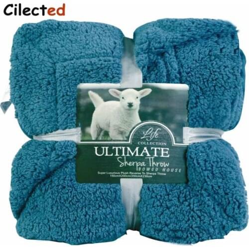 Cilected Fleece Blankets On The Sofa