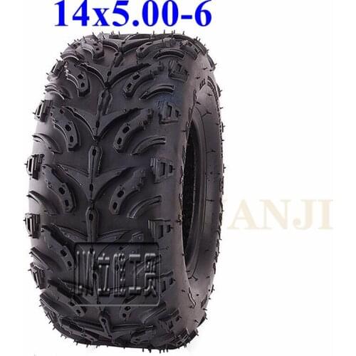 For ATV go kart electric vehicle 14x5.00-6 Road tire vacuum tire 6 inch 14x4.10-6 front and rear tires