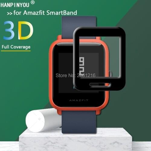 For Xiaomi Huami Amazfit SmartBand 3D Curved Plating Full Covering Soft PMMA PET Film Screen Protector (Not Tempered Glass)