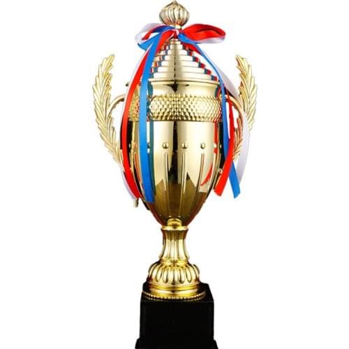 JZ001 big size Golden plated Cup Trophy - 38cm Tall