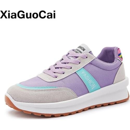 Casual Women Shoes Spring Autumn Women Sneakers Flock Canvas Female Footwear Breathable Fashion Ladies Shoes Size 35-40 Hot Sale