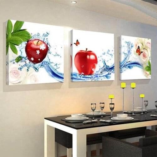 Kitchen home decoration wall modular painting flower decor art canvas modern pictures for sale paint flowers kunst bilder green