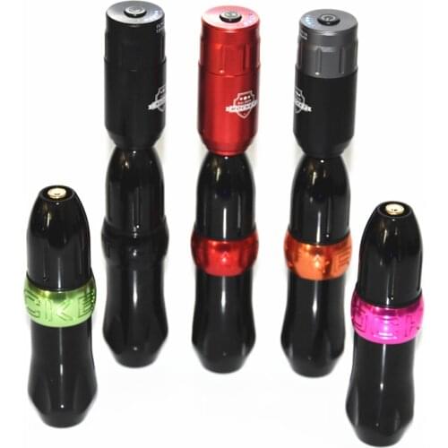 2021 New Rotary Tattoo Machine Pen Japan Coreless Motor Strong Quiet With 1200mA/h Mini Wireless Power Kit Free Shipping