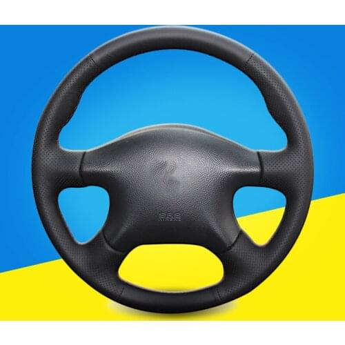 Car Braid On The Steering Wheel Cover for Nissan Almera N16 Pathfinder Primera Paladin Old XTrail 2001-2006 Interior Accessories