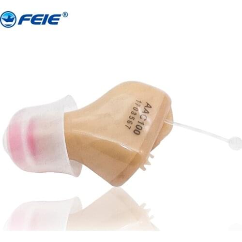 R&L Rechargeable Hearing Amplifier to Aid and Assist Hearing for Adults and Seniors, Digital CIC Style Rechargable Device S-100A