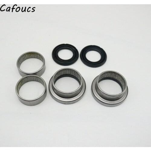 Cafoucs Rear Wheel Suspension Arm Seal Rear Axle Trailing Arm Bush Bearing Repair Kit For Peugeot 206/207 for Citroen C2