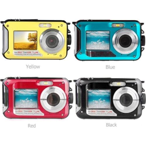 Pro Waterproof Game 24MP Dustproof Waterproof USB Double Screen Underwater Kids Mini Camera Outdoor Photography Full HD Selfie