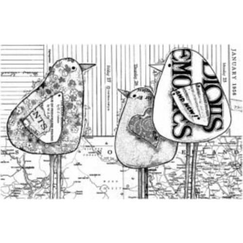 Bird Transparent Clear Silicone Stamp/Seal for DIY scrapbooking/photo album Decorative clear stamp A7137