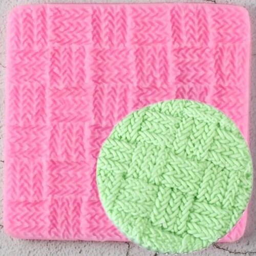 Sugarcraft Knitting Silicone Cake Mold Baby Fondant Mold Cake Decorating Tools Gum paste Mold Cupcake Mold Soap Mould