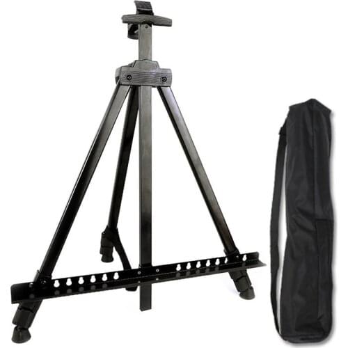 Triangle metal painting art supplies folding iron easel