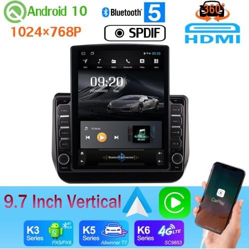 Android 10 9.7" Vertical Style Multimedia Player For Hyundai H1 Grand Starex 2017-2019 Car Radio GPS 360 4 Camera 4G LTE WiFi